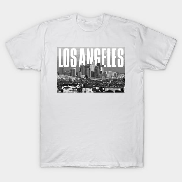 Los Angles Cityscape T-Shirt by PLAYDIGITAL2020